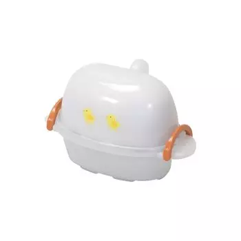 Pearl Metal Microwave Cooking Boiled Eggs for 2 Eggs Time Saving Made in Japan NEW Range Piyo 2 Eggs CC-1147