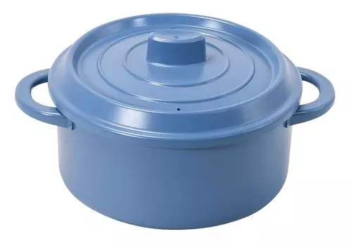 Pearl Metal Microwave Pot with Colander Made in Japan Leave it to Blue us! HC-605