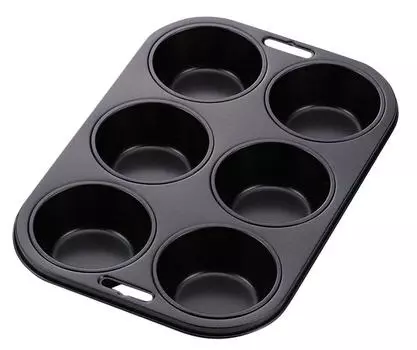 Pearl Metal Muffin Mold Plate 6 Pieces High Clean Coat EE Sweets D-4838