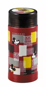 Pearl Metal Mug Bottle Mickey 200ml Lightweight Slim Personal Bottle Disney Mouse/Textile MA-2282