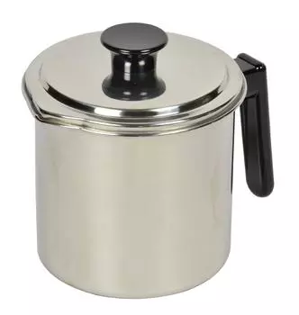 Pearl Metal Oil Pot 1.4L Stainless Steel Bright Made in Japan H-5003