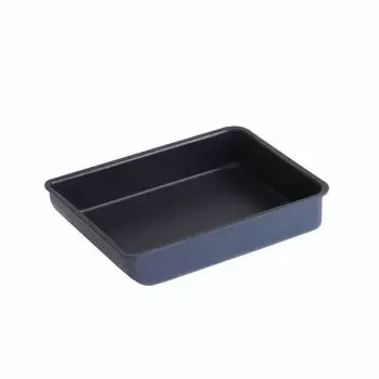 Pearl Metal Omelette Cooker Gas Fire Only 13 x 18cm Dark Blue Blue Diamond Coat Egg Cooker 13 x 18cm AZ-5561