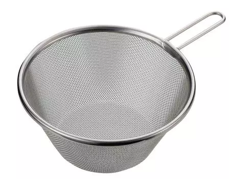 Pearl Metal Powder Sieve Strainer 15cm Stainless Steel EE Sweets Made in Japan D-4723 серебряный