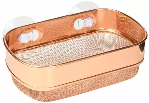 Pearl Metal Rack Sponge Scrubber Pure Copper Made in Japan Antibacterial Aqua Splash H-9172