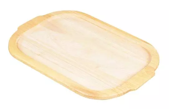 Pearl Metal Racking Square Wooden Plate for Grill Pan 25 x 17cm HB-997