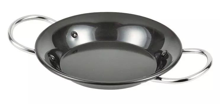 Pearl Metal Round Pan 17cm Iron Compatible with IH Made in Japan Made in Tsubame Sanjo Rakkuku HB-2648