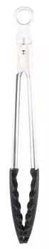 Pearl Metal Silicone Tongs 24cm Black H&B C-8872