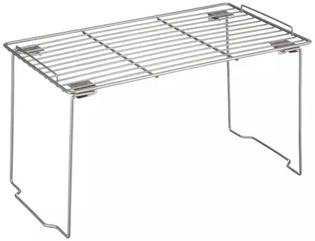 Pearl Metal Simple Wear Stacking Shelf (Large) HW-7306 серебряный