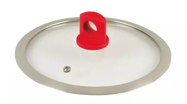 Pearl Metal Skillet Glass Lid 18cm Rouge HB-2822 чистый