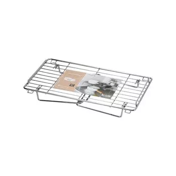 Pearl Metal Stacking Shelf Rack M Size Folding Leg Type Storage Storage Select Silver HB-6063 серебряный