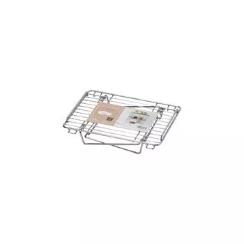 Pearl Metal Stacking Shelf Rack Mini Folding Leg Type Storage Storage Select Silver HB-6065