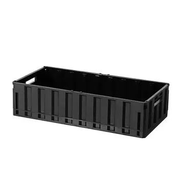 PEARL METAL Storage Container Box Foldable L Size Width 57 x Depth x Height Made in Japan Black Black BLKP [BLKP] 28.5 14.5cm AZ-5170 чёрный