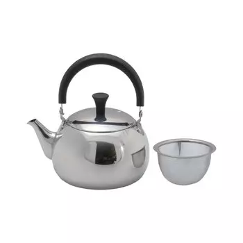 Pearl Metal Teapot 1000ml Stainless Steel Chaya Biyori HB-6456 серебряный