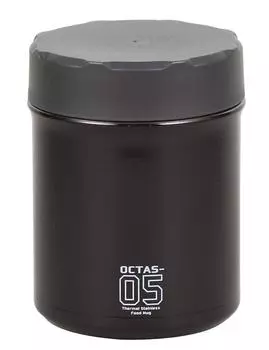 Pearl Metal Thermal Lunch Jar Gray 500ml Food Mug Octus HB-3773