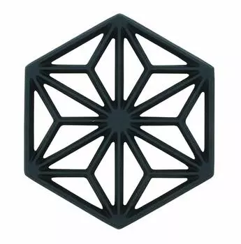 Pearl Metal Trivet Cast Iron Hemp Leaf Sprout HB-5330