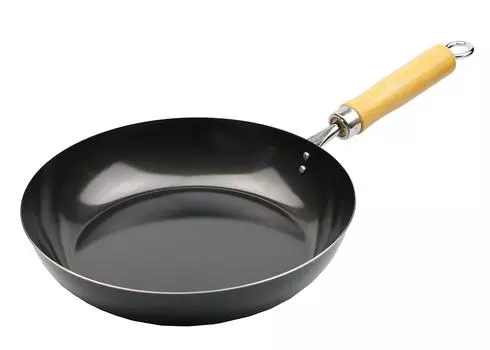 Pearl Metal Tsubamesanjo Iron Frying Pan 24cm IH Compatible The Iron Black HB-2402
