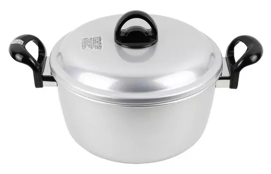 Pearl Metal Two Handed Pot 22cm Aluminum For Gas Fire Only Simple Life HB-3445 серебряный