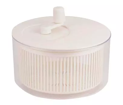 Pearl Metal Vegetable Drainer Salad Spinner Made in Japan White NEW Salad Pal C-995