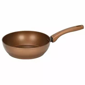 PEARL METAL VISIONS глубокая сковорода 24 см совместимая с IH покрытие GOLD CP-8814 золотой