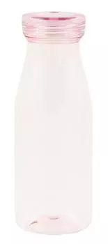 Pearl Metal Water Bottle 550ml Clear Pink Plastic Aqua Bottle Clear Assist HB-3725 розовый