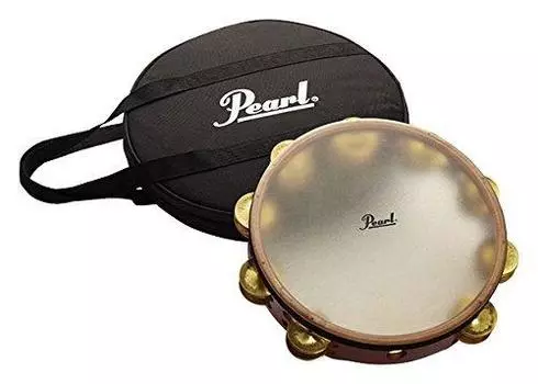 Pearl Symphonic Tambourines with soft case PETM-10CT#DB