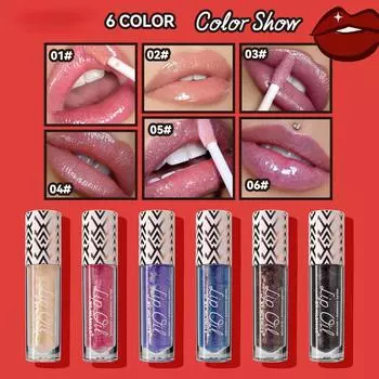 Pearl Temperature Change Lip Oil Увлажняет и увлажняет масло для губ Color Change Lip Glaze