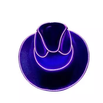 Pearlescent Neon Halloween Hats Cosplay Party Hats Western Cowboy Hat Unisex