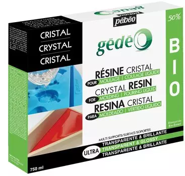 Pebeo Crystal Bioresin 750 мл смола 500 мл отвердитель (основа + 250мл)