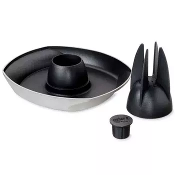 Печь-барбекю Weber BBQ Stove BBQ Grill для жарки целых цыплят Infusion Roaster Genuine 6731 [Японский продукт] чёрный