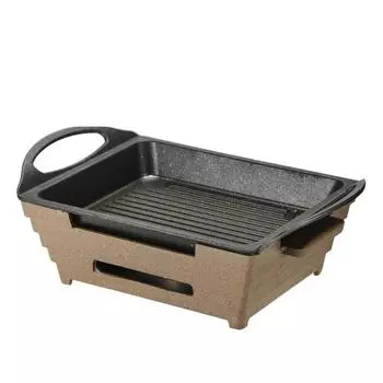 Печь для барбекю на одного человека и на несколько человек. Спиртовая печь. Ресторанная решетка для рыбы. Алюминиевый антипригарный гриль для рыбы.