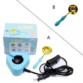 Печь для плавления сургуча Мини-подогреватель для сургуча Электрический нагреватель для плавления сургуча Печь для плавления сургуча