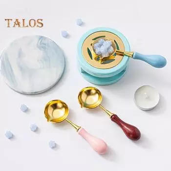 Печь для штамповки воска, съемная плавящая воск, невыцветающая привлекательная гладкая поверхность, аксессуар для печати лака зелёный