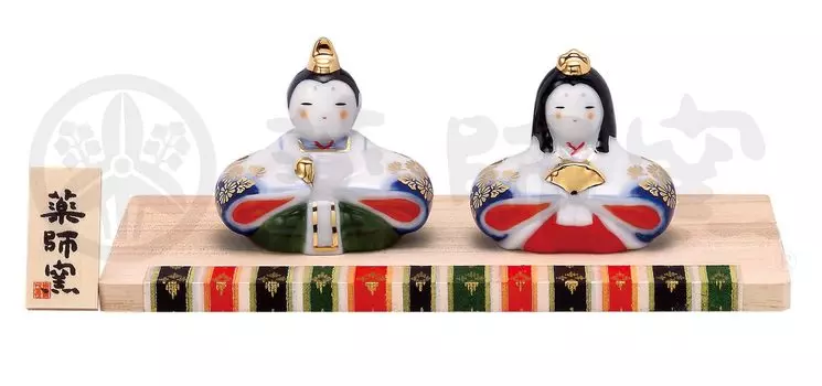 Печь Якуси Фестиваль персиков Куклы Хина Окрашенные Нисики За Хина (Хана Комон)