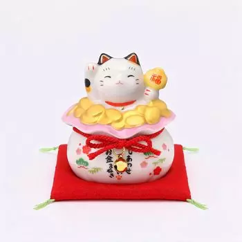 Печь Якуси Манэки Нэко Энманпо удачи (с наклейкой)