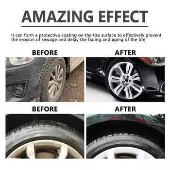PECHAM 100 г прочная паста для чистки шин, блестящая паста для резиновых деталей, защитное средство для шин и блеска для автомобиля 100ml