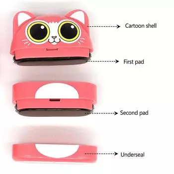 Печать имени ребенка своими руками, черно-белые чернила, школьный штамп, наклейка на одежду, штамп A1