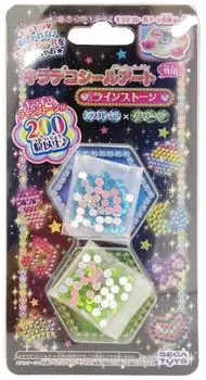 Печать Kiradeco продается отдельно. Стразы синего и зеленого цвета DP-06 и