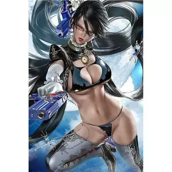 Печать на холсте игры LOL Nine Tails Ари сексуальная девушка художественный постер гостиная спальня висит картина 21cm30cm NoFrame