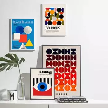 Печать на холсте Картина Плакат Слова Баухауса Цитата Розовые Настенные Картины Искусство Современный Скандинавский Гостиная Студия Офис Веранда Домашний Декор Без Рамы 21*30cm No Frame