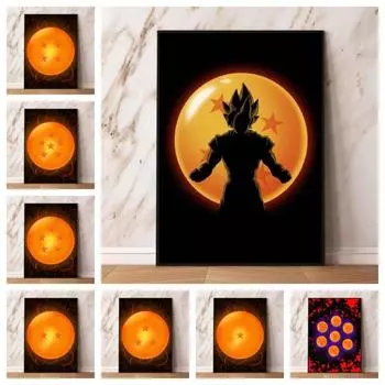 Печать на Холсте, Картины Для Семейных Комнат, Комиксы, Плакаты, Игрушки, Куадрос, Лучшие Подарки, Украшения Для Стен, Дни Рождения 21cm30cm NoFrame