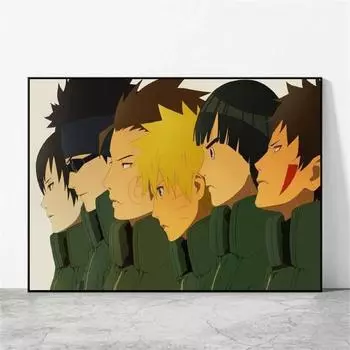 Печать на холсте Наруто друг подарок комикс картина классический модульный принт декоративная картина 21cm30cm NoFrame