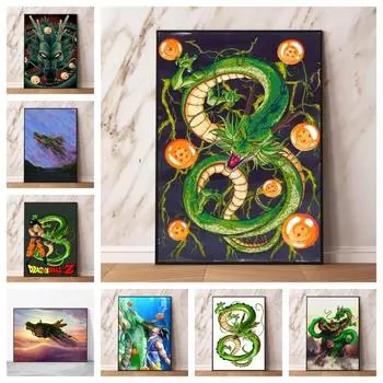 Печать на холсте Son Wukong Dragon Ball, комическая картина, украшение, картина, современный домашний подвесной Cuadros 21cm30cm NoFrame