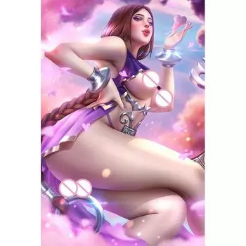 Печать на холсте, видеоигры, обнаженная сексуальная девушка Эйприл О Нил, художественный декор для спальни, гостиной, повесить картину 21cm30cm NoFrame