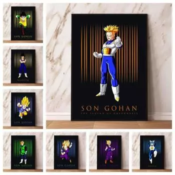 Печать на холсте, высокое качество, художественная модульная печать, подарочный эстетический плакат, украшение в виде комикса 21cm30cm NoFrame