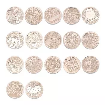 Печать серии животных с медной головкой, 3D-рельефные штампы, печатающая головка для подарочного скрапбукинга Pai Daxing