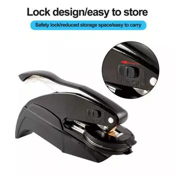 Печать тиснения Yousheng, прозрачная печать, персонализированная книга, штамп для тиснения текста, логотипа, визиток, бумажных блокнотов чёрный