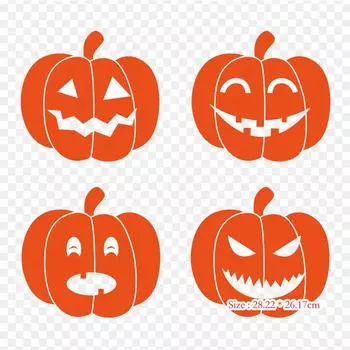 Печатаемый Джек О Лантерн Джек О Лантерн Термопереносная печать виниловые нашивки наклейки для одежды аппликации своими руками моющиеся нашивки