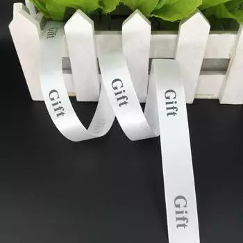 Печатная лента с индивидуальными буквами и логотипами Лента для упаковки подарков Лента из полиэстера с печатью Diycmm 2 points price