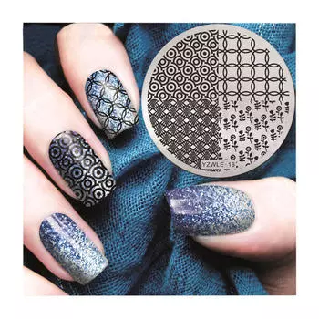 Печатная пластина, штампованная пластина для маникюра, шаблон, инструмент «сделай сам»