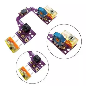 Печатная плата с кнопками и кнопками, сварка платы, бесплатно для мыши GProX Superlight, горячая замена с золотыми энкодерами мыши 1